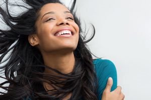 Woman Happy overcoming Depression & Anxiety
